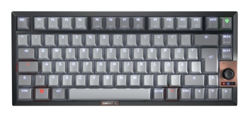 Cherry TAS Klawiatura bezprzewodowa MX 2A cicha czerwona LT DE - 2808732