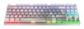 CHERRY MX 8.2 - XAGA Edition - Klawiatura - 80% - TKL - Podświetlenie - Bezprzewodowe - Bluetooth 5.2, 2.4 GHz, USB-C - QWERTZ - Niemiecki - Przełącznik kluczykowy: CHERRY MX2A Niebieski - Biały - 2808758