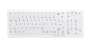 Active Key MedicalKey AK-C7000 Klawiatura bezprzewodowa 2,4 GHz niemiecka biała