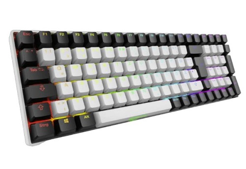 Klawiatura gamingowa Sharkoon Skiller SGK50S2 czarno-czerwony DE - 2808855