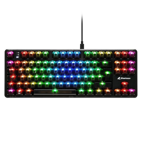 Sharkoon Klawiatura Gamingowa Crystal Shark DE - 2808856