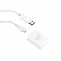 Mysz CHERRY Xtrfy M68 Pro - mysz - optyczna - 5 przycisków - bezprzewodowa - 2,4 GHz - odbiornik bezprzewodowy (USB) - biały - 2809018