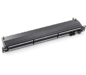 Wyposaż 19-calowy panel krosowy 24xRJ45 Cat6a FTP 1U 500MHz RAL7035