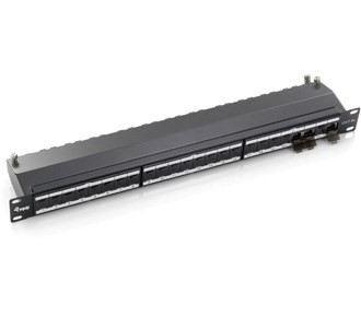 Wyposaż 19-calowy panel krosowy 24xRJ45 Cat6a FTP 1U 500MHz RAL7035 - 2809555