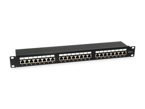 Wyposażenie 19-calowy panel krosowy 24xRJ45 Cat6 FTP 1U 250MHz RAL9005 - 2809567