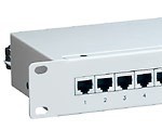 Patchpanel Equip CAT6 24 Port lightgrey 19 cali (1HE)