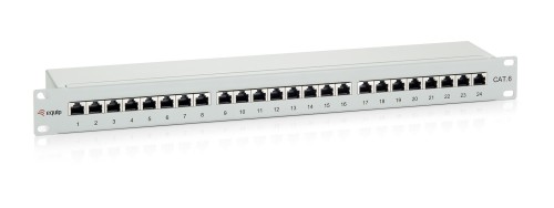 Patchpanel Equip CAT6 24 Port lightgrey 19 cali (1HE) - 2809577