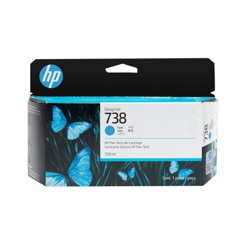 HP 738 Cyjan Tintenpatrone 130ml - 2810582