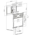 Uchwyt ścienny do telewizora 43"-50"/35kg 1TFT 4Gelenke pull-down schwarz - 2810877