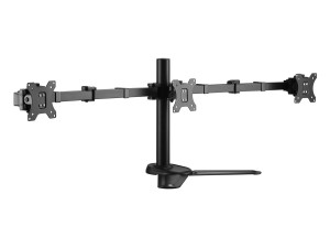 Uchwyt biurkowy Equip Pro - Tilt dla 3 wyświetlaczy LCD - Rozmiar ekranu: 43,2-68,6 cm (17"-27") - Interfejs montażowy: do 100 x 100 mm - Biurko