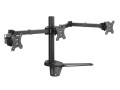 Uchwyt biurkowy Equip Pro - Tilt dla 3 wyświetlaczy LCD - Rozmiar ekranu: 43,2-68,6 cm (17"-27") - Interfejs montażowy: do 100 x 100 mm - Biurko - 2810893