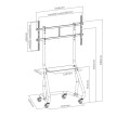 Uchwyt do wózka RTV 152.40cm (60")-105"/100kg - 2810907