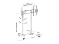 Uchwyt na stojak podłogowy Equip 55-100"/1TFT 120kg lite Sprzedaż detaliczna (650632) - 2811035