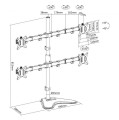 Stojak stołowy 17"-32" / 4TFT 360° przegubowy 9 kg lite Sprzedaż detaliczna - 2810868