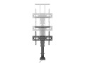 Mocowanie do telewizora LCD (zmotoryzowane) - Plastik, Aluminium, Stal - Rozmiar ekranu: 94-165.1 cm (37"-65") - 2811053