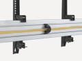 Uchwyt sufitowy do 2 wyświetlaczy LCD - Plastik, Aluminium, Stal, Srebrny - Rozmiar ekranu: 114.3-139.7 cm (45-55'') - 2811159