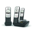 Gigaset A690A Trio Telefon analogowy/DECT Nazwa i identyfikacja dzwoniącego Czarny - 2811777
