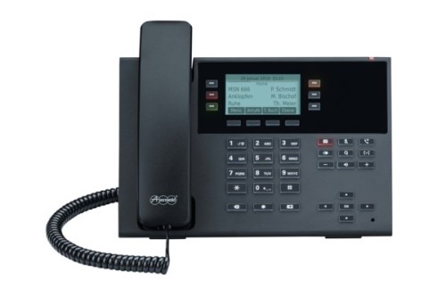 Telefon VoIP Auerswald COMfortel D-210 z identyfikatorem dzwoniącego i funkcją połączenia trójstronnego - 2811876