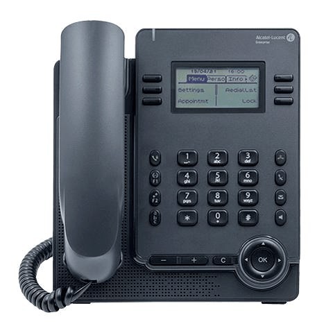 Alcatel-Lucent Enterprise ALE-20 Essential DeskPhone - Telefon VoIP - Szary - 2811842