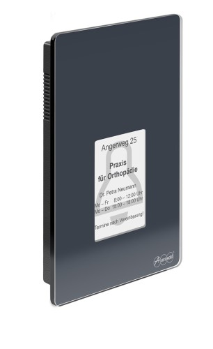 Terminal kontroli dostępu TFS-Dialog 400 z czytnikiem linii papilarnych - Antracyt - 2811943