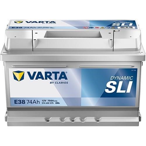 Akumulator VARTA 12V 74Ah/750A Dynamic SLI (P+) 278x175x175 B13 - stopka o wysokości 10,5 mm (rozruchowy) - 2812283