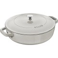 STAUB Żeliwna patelnia do duszenia z pokrywką 28 cm, truflowy - 2812775