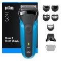 Golarka elektryczna Braun Series 3 Electric Shaver, Wet & Dry, 310BT - Blue - 2812810
