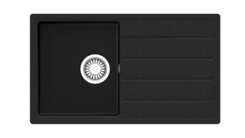 TEKA ZLEWOZMYWAK SYNTETYCZNY COMFOR 45 B-TQ 1B 1D REV 2O AUTO WST ONYX BLACK - 2813834