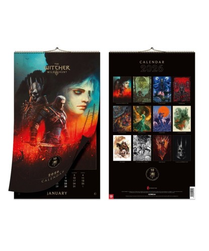 Kalendarz Good Loot The Witcher (Wiedźmin) 3: Wild Hunt 10th Anniversary Calendar 2026 - 2814095