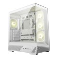 Obudowa MSI MAG PANO 130R PZ WHITE ATX Midi z oknem, bez zasilacza - 2753836