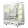 Obudowa MSI MAG PANO 130R PZ WHITE ATX Midi z oknem, bez zasilacza - 2753837