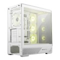 Obudowa MSI MAG PANO 130R PZ WHITE ATX Midi z oknem, bez zasilacza - 2753842