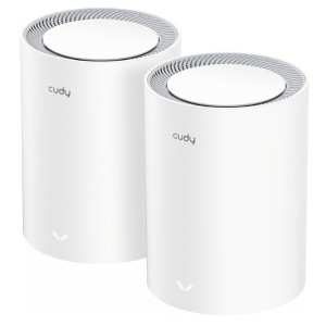 Domowy system Wi-Fi Mesh M3000(2-Pack) Wi-Fi 6 2.4 GHz, 5 GHz, 574 Mb/s + 2402 Mb/s Cudy