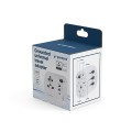 GEMBIRD UNIWERSALNY ADAPTER PODRÓŻNY Z UZIEMIENIEM 15 W, BIAŁY - 2815037