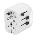 GEMBIRD UNIWERSALNY ADAPTER PODRÓŻNY Z UZIEMIENIEM 15 W, BIAŁY - 2815032