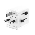 GEMBIRD UNIWERSALNY ADAPTER PODRÓŻNY (EU) 12 W, BIAŁY - 2815046
