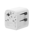 GEMBIRD UNIWERSALNY ADAPTER PODRÓŻNY (EU) 12 W, BIAŁY - 2815043