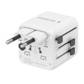 GEMBIRD UNIWERSALNY ADAPTER PODRÓŻNY BIAŁY - 2815080