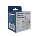 GEMBIRD UNIWERSALNY ADAPTER PODRÓŻNY Z UZIEMIENIEM 20 W, BIAŁY - 2815094