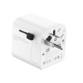 GEMBIRD UNIWERSALNY ADAPTER PODRÓŻNY Z UZIEMIENIEM 20 W, BIAŁY - 2815090
