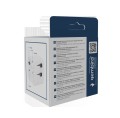GEMBIRD UNIWERSALNY ADAPTER PODRÓŻNY Z UZIEMIENIEM 20 W, BIAŁY - 2815095
