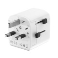GEMBIRD UNIWERSALNY ADAPTER PODRÓŻNY Z UZIEMIENIEM 20 W, BIAŁY - 2815088
