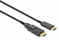 Aktywny kabel światłowodowy MANHATTAN High Speed z odłączanym złączem 4K@60Hz UHD, HDMI męski na Micro HDMI męski (typ D) i odłączany HDMI męski (typ A), 20m, HEC, ARC, styki pozłacane - 2815175