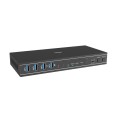 Lindy 2-portowy przełącznik KVM HDMI 4K60 USB3.0 z podwójną głowicą - 2815225