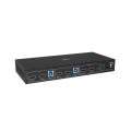 Lindy 2-portowy przełącznik KVM HDMI 4K60 USB3.0 z podwójną głowicą - 2815224