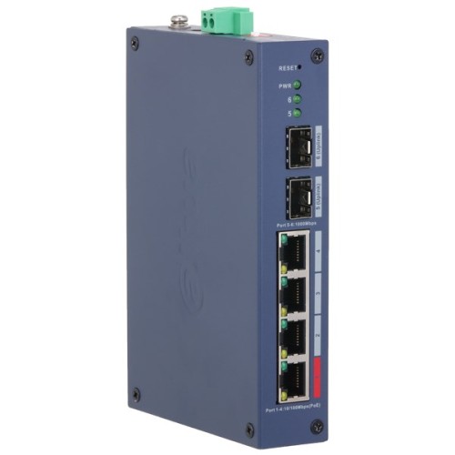 Switch przemysłowy POE CHS4206-4ET-90 4-portowy SFP Dahua - 2815499