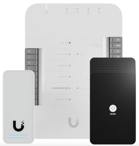 Zestaw startowy UniFi Access Ubiquiti UA-G2-SK, Czytnik dostępu G2 + Hub + Karty (10 sztuk) - 2815574