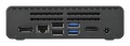 Shuttle Nano PC NE10N, Intel N 100, 1x HDMI, 1x DP, 6x USB, 1x LAN, bez wentylatora, ciągła praca 24/7, w tym VESA, komputer PC 0,6 l, Mini PC barebone, Intel SoC, DDR4-SDRAM, PCI Express, Serial ATA, - 2815956