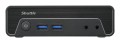 Shuttle Nano PC NE10N, Intel N 100, 1x HDMI, 1x DP, 6x USB, 1x LAN, bez wentylatora, ciągła praca 24/7, w tym VESA, komputer PC 0,6 l, Mini PC barebone, Intel SoC, DDR4-SDRAM, PCI Express, Serial ATA, - 2815953