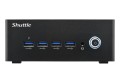Shuttle Nano PC NT10H5, Intel Core Ultra 5 125H, grafika Intel Arc, 2xHDMI, 2xUSB 4.0 (DP), 2x2.5Gbit LAN, w tym VESA 24/7 praca stała, 1L PC, Mini PC barebone, Intel SoC, DDR5-SDRAM, PCI Express, 120 - 2815960